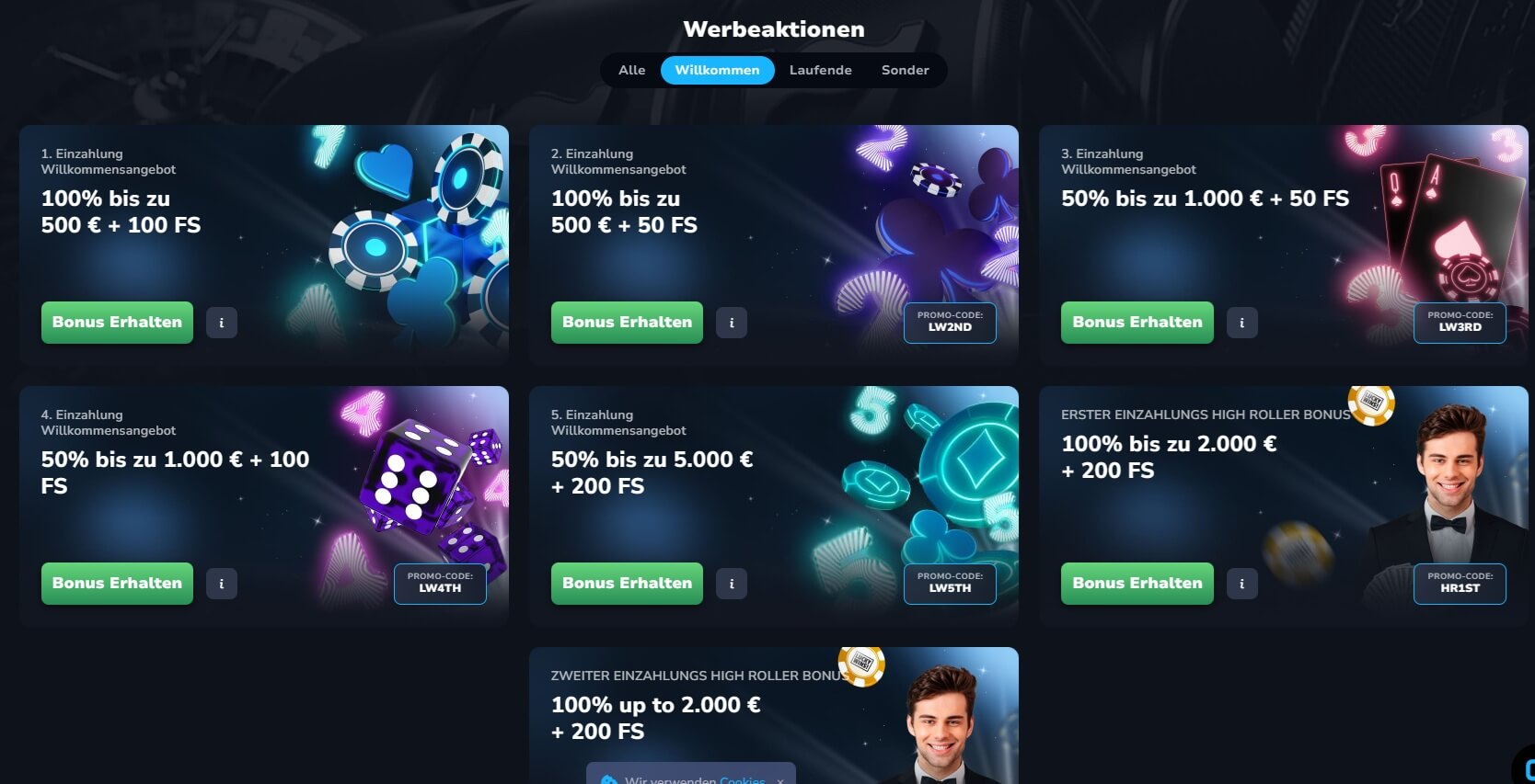 Luckywins Bonus
