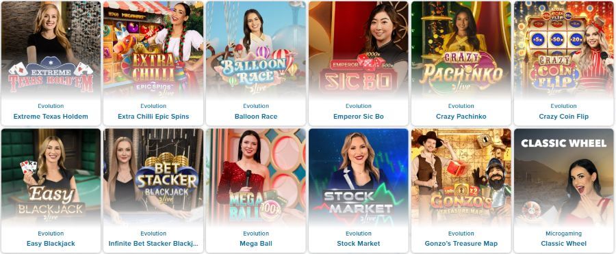 North Casino Live Casino Tischspiele Roulette Blackjack Gameshow North Casino Live Casino Tischspiele Roulette Blackjack Gameshow