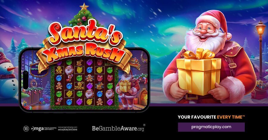 Santa's Xmas Rush Slot Santa's Xmas Rush Slot fuer alle Devices von Pragmatic Play