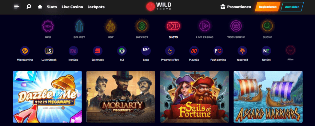 Wild Tokyo - Slots Lobby