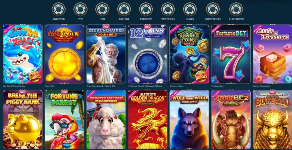 Slots im Bet Alice Casino