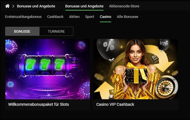 Viele Boni für den Casino-Bereich gibt es bei FanSport nicht