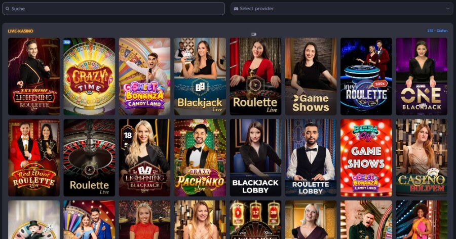 Live-Casino von Flappy Casino