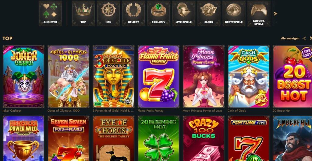 Slots im Hero Spin Casino