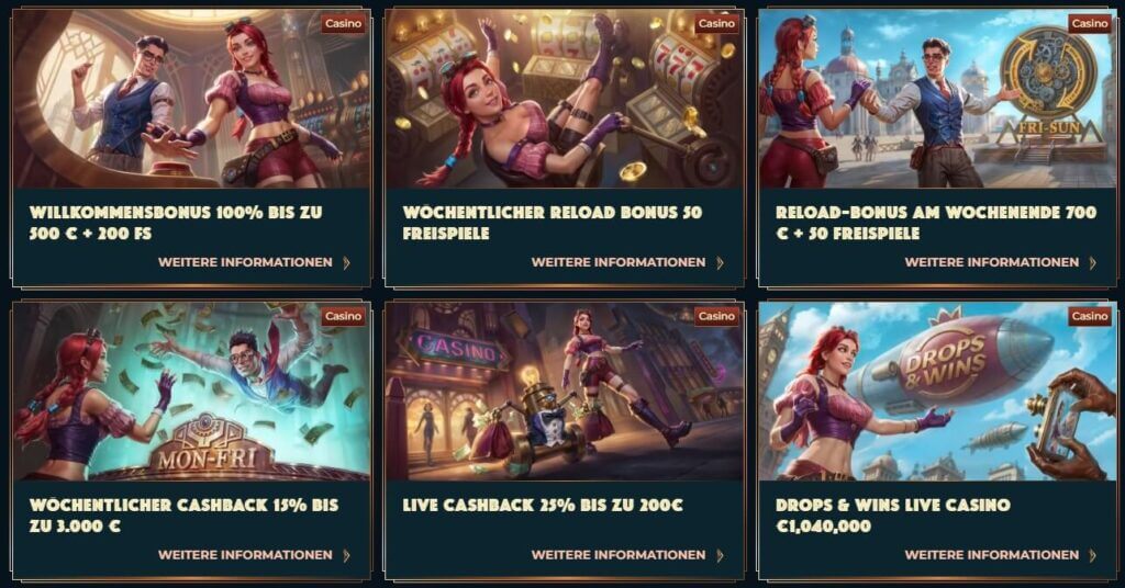 Das Bonusangebot des Monsterwin Casinos