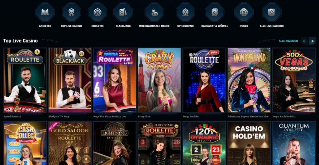 Ninlay Live Casino