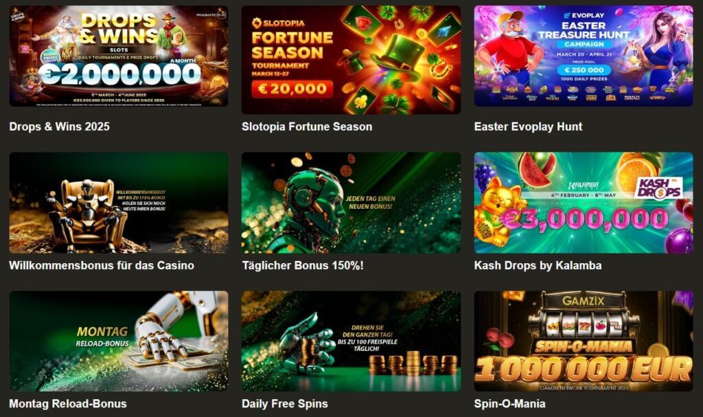 Das Bonusangebot des RX.Casinos