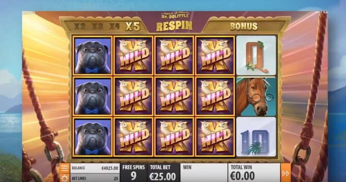 Tales of Dr. Dolittle Spielautomat Bild Dr. Dolittle Slot