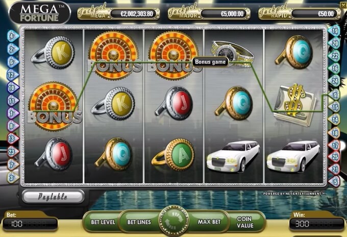 Mega Fortune Bonus Bild Mega Fortune bonus