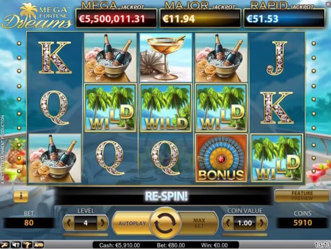 Mega Fortune Dreams Slot Bild Mega Fortune Dreams Slot