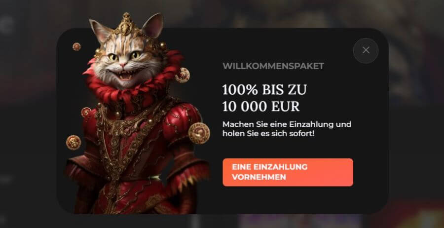 Das Bonusangebot des Spades Queen Casinos.