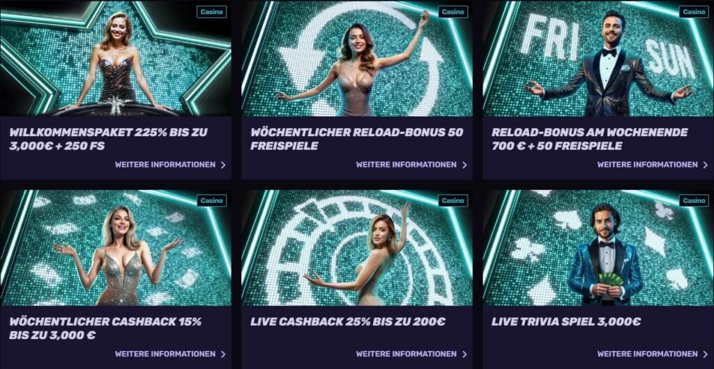 Das Bonusangebot des Sportuna Casinos