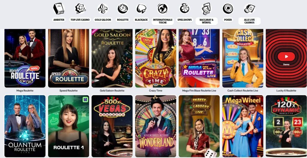 SupaBet Live Casino
