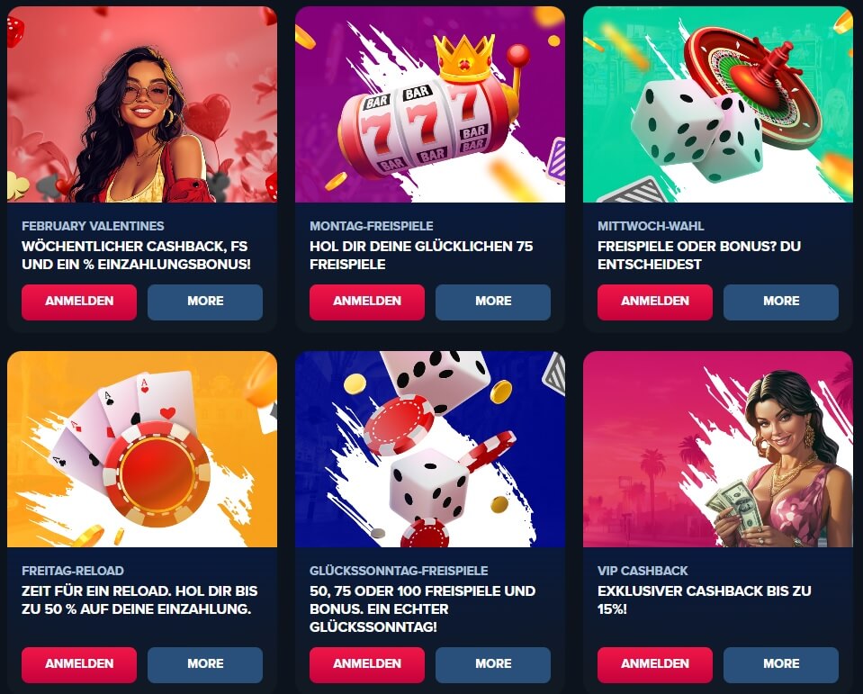 Das Bonusangebot des Trips Casinos