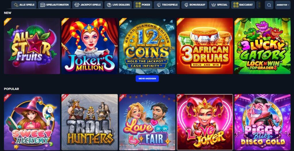 Slots im Trips Casino