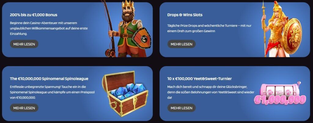 Viele Casino Boni gibt es bei TrivelaBet nicht