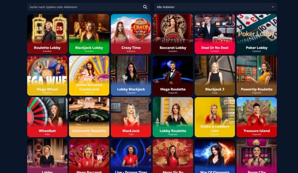 Winzter Live Casino